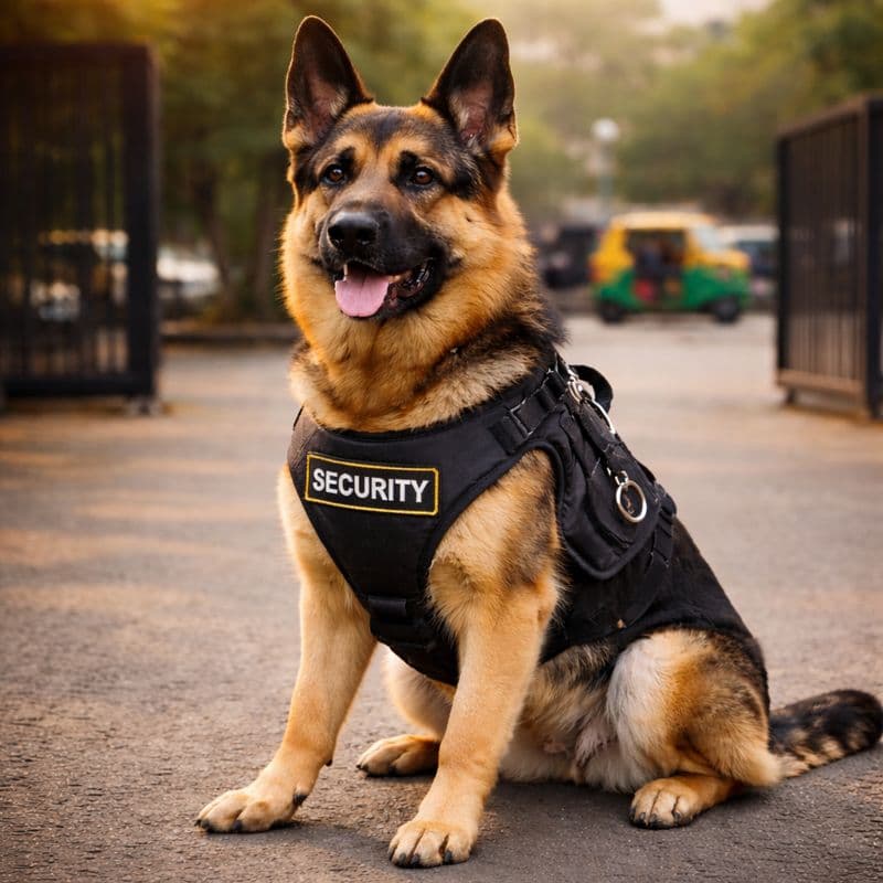 freepik illustration of Security Guard Service